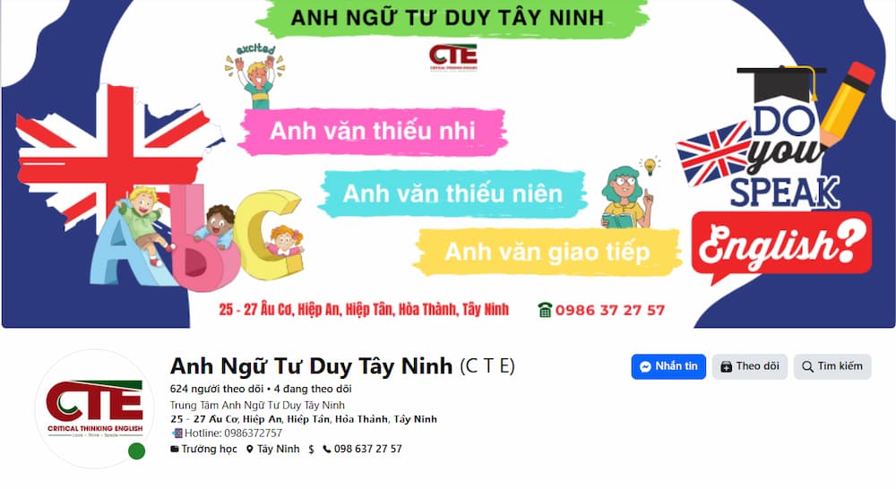 Fanpage Anh Ngữ Tư Duy